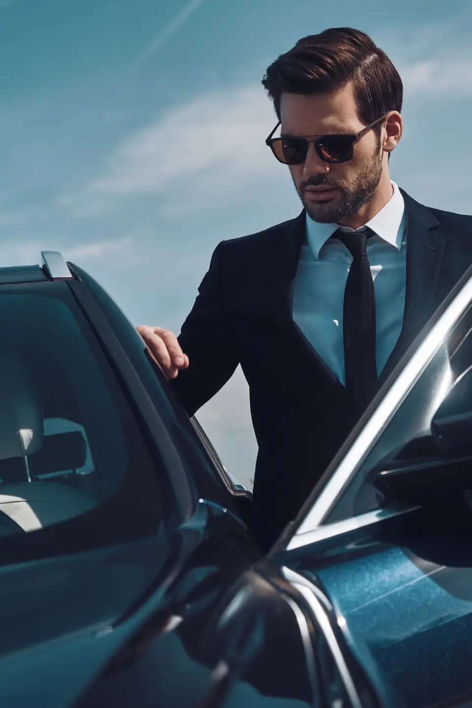 Executive car service Denver with professional chauffeur