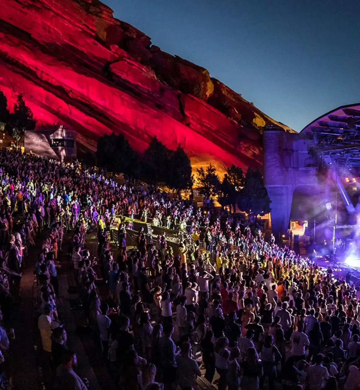 Limo service Denver to Red Rocks Amphitheatre